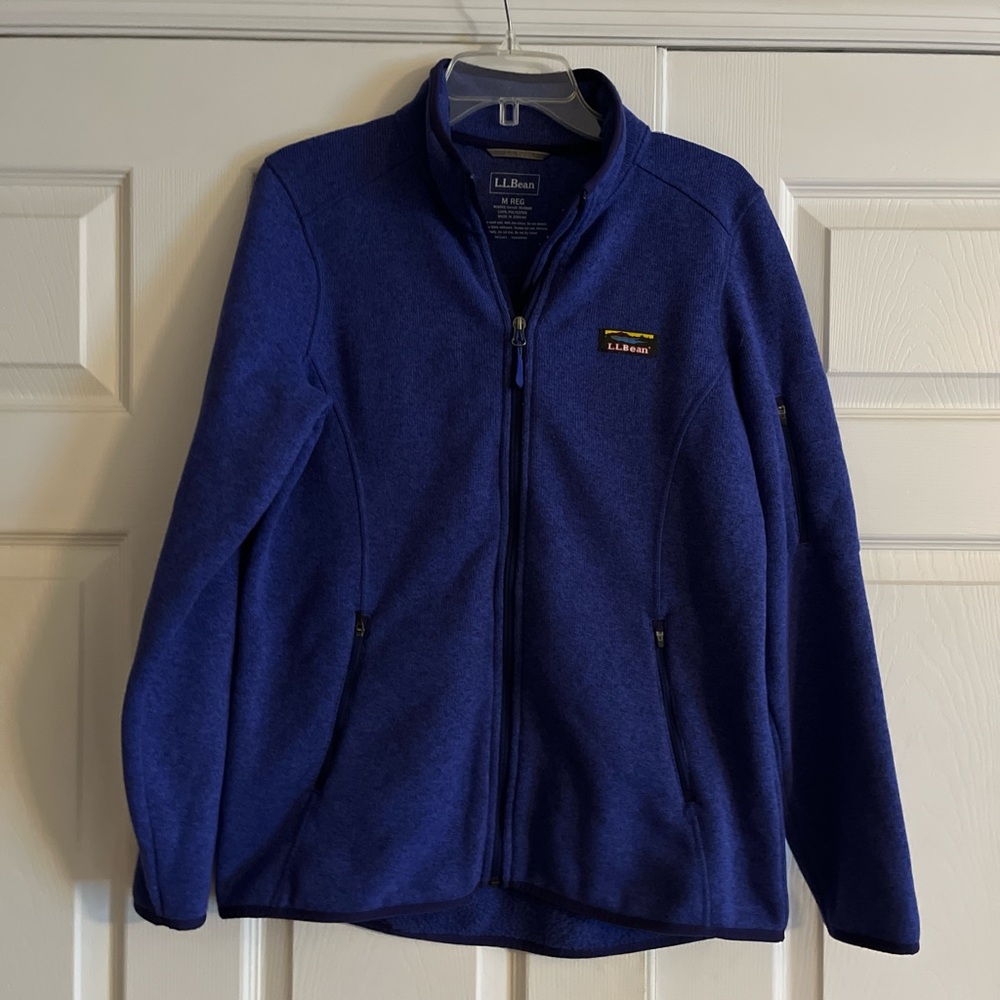 L.L. Bean Deep Blue Polyester Sweater
